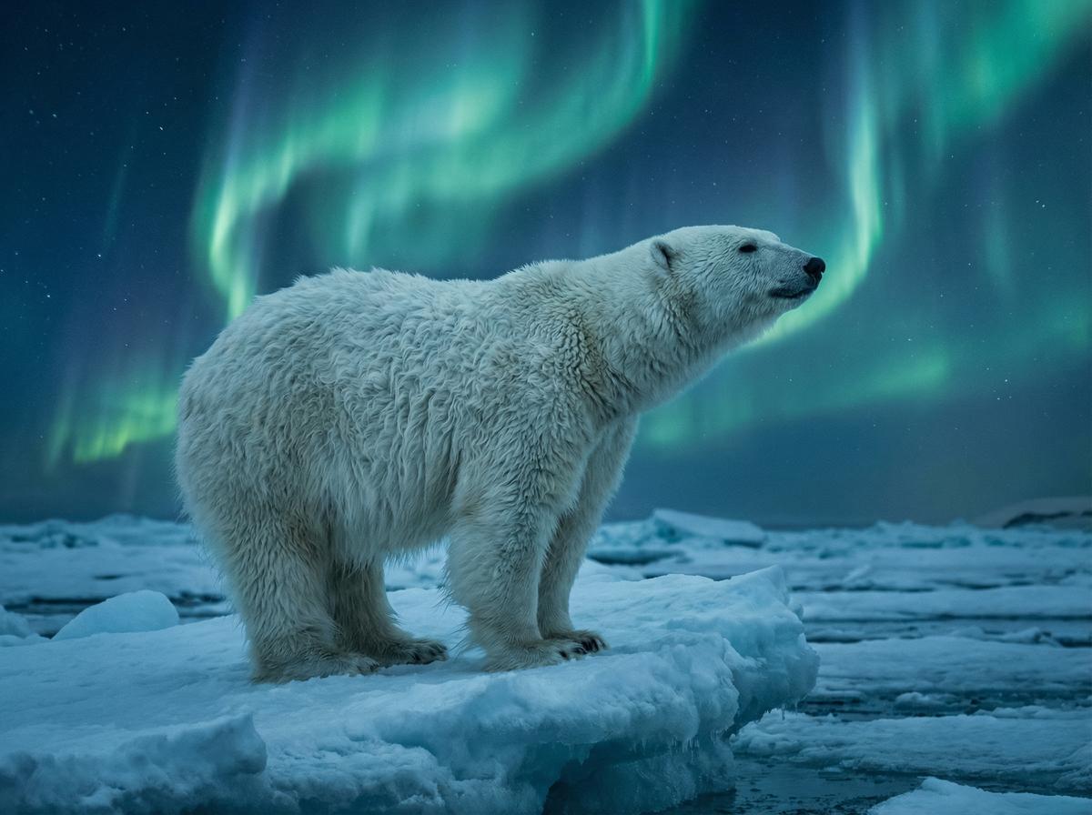 高清视频北极熊视频